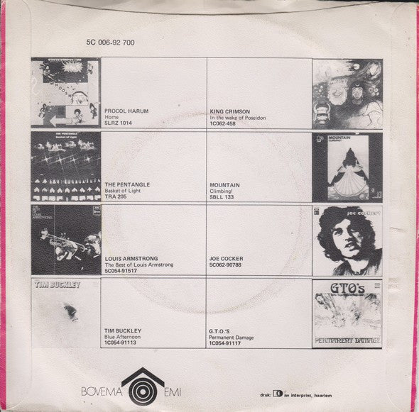 T. Rex - Get It On (B-Keus) Vinyl Singles Vinyl Goed / Hoes Redelijk