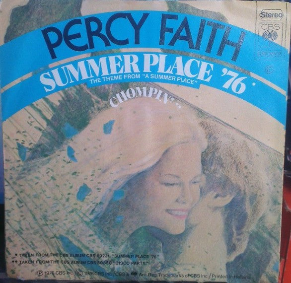 Percy Faith - Summer Place '76 38517 Vinyl Singles VINYLSINGLES.NL