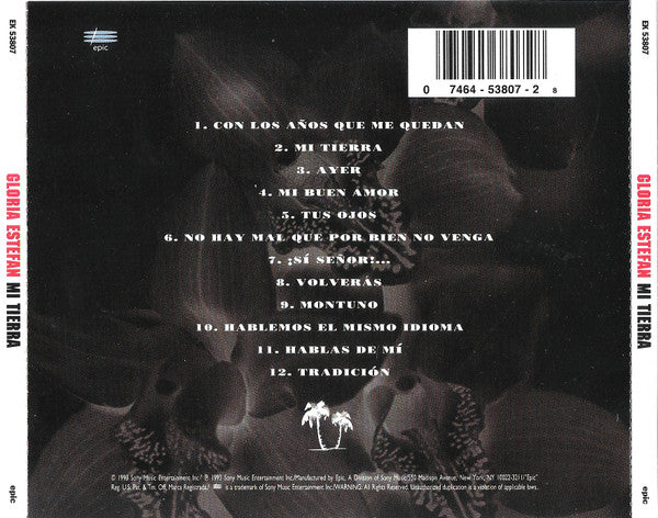 Gloria Estefan - Mi Tierra (CD) Compact Disc Goede Staat