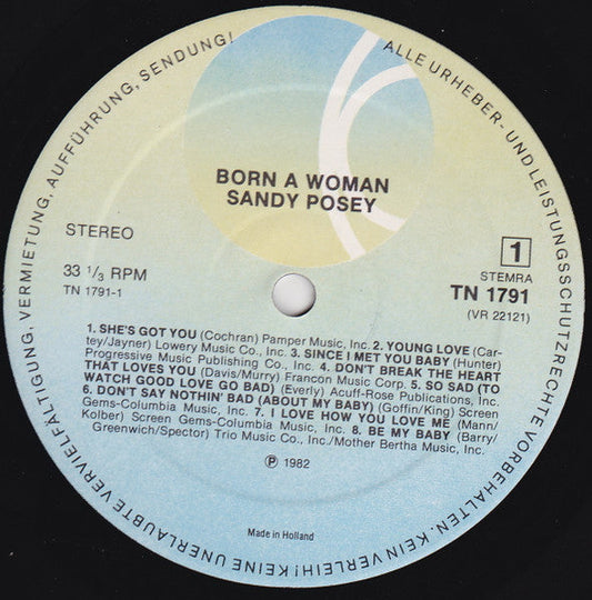 Sandy Posey - Born A Woman (LP)