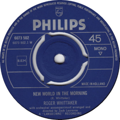 Roger Whittaker - New World In The Morning Vinyl Singles Vinyl Goed / Hoes Generic