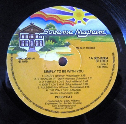 Pussycat - Simply To Be With You (LP) Vinyl LP Vinyl (VG) <br> Hoes (G+)