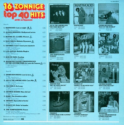 Various - 16 Zonnige Top 40 Hits (LP) 90057 Vinyl LP