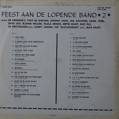 Heikrekels, Theo & Marjan ... - Feest Aan De Lopende Band 2 (LP) 51061 Vinyl LP Goede Staat