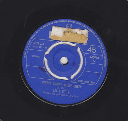 Lally Stott - Chirpy Chirpy, Cheep Cheep Vinyl Singles Vinyl Very Good (VG) <br> Hoes Generic