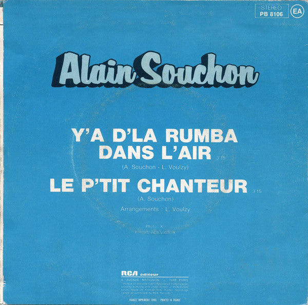 Alain Souchon - Y'A D'La Rumba Dans L'Air