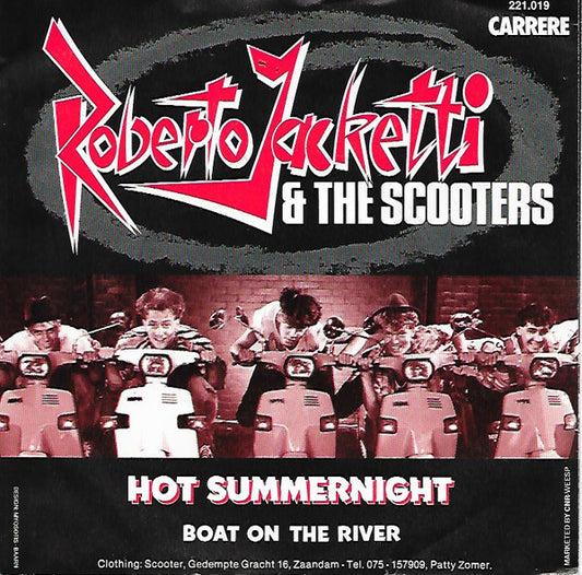 Roberto Jacketti & The Scooters - Hot Summernight 36334 Vinyl Singles Goede Staat