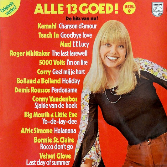 Various - Alle 13 Goed! Deel 9 (LP) 49978 Vinyl LP Goede Staat