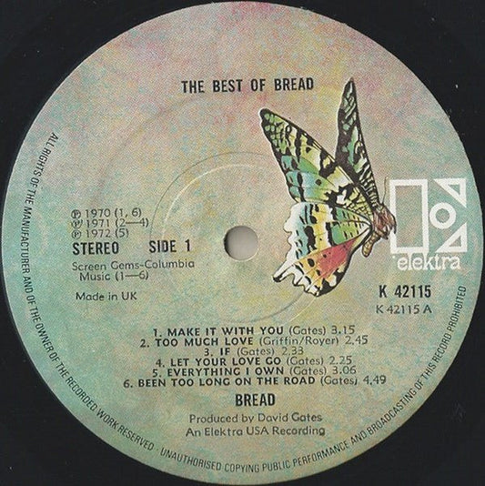 Bread - The Best Of Bread (LP) 46749