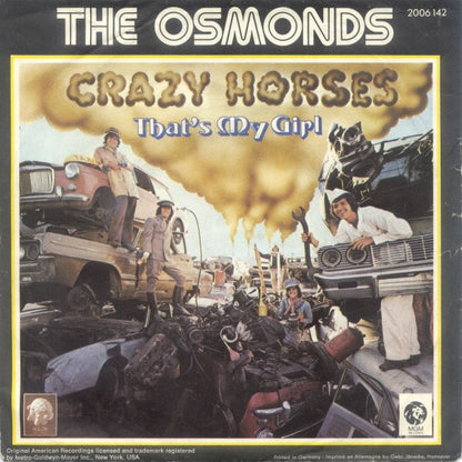 Osmonds - Crazy Horses (B-Keus) Vinyl Singles Vinyl Goed / Hoes Redelijk