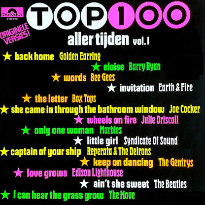 Various - Top Aller Tijden Vol.* (LP) Vinyl LP Vinyl Very Good (VG) <br> Hoes Good Plus (G+)