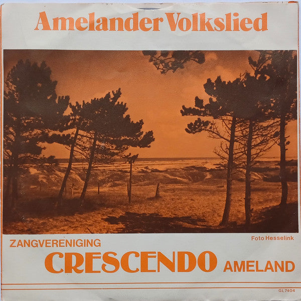 Gemengde Zangvereniging Crescendo - Ameland's Volkslied Vinyl Singles Vinyl Very Good (VG) <br> Hoes Good Plus (G+)