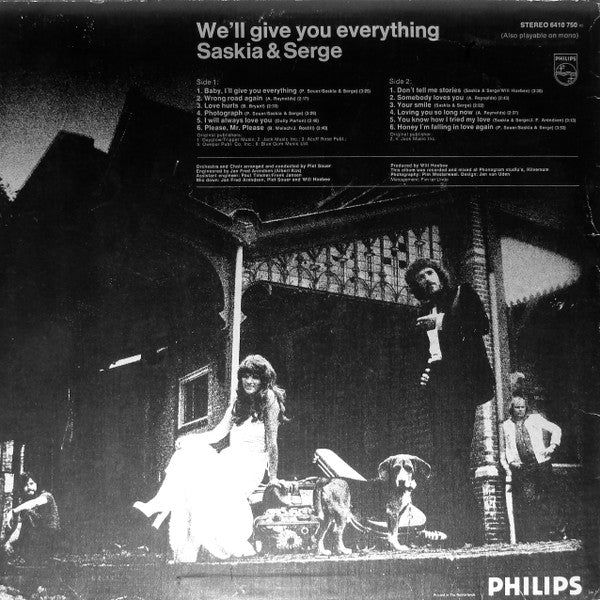 Saskia & Serge - We'll Give You Everything (LP) 49997 Vinyl LP VINYLSINGLES.NL