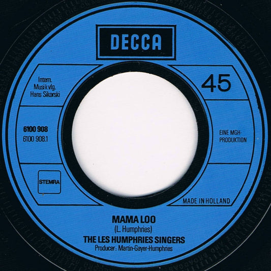 Les Humphries Singers - Mama Loo 39265 Vinyl Singles Goede Staat