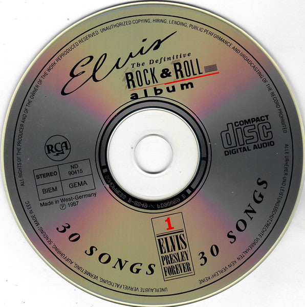 Elvis Presley - The Definitive Rock & Roll Album (CD) Compact Disc Goede Staat