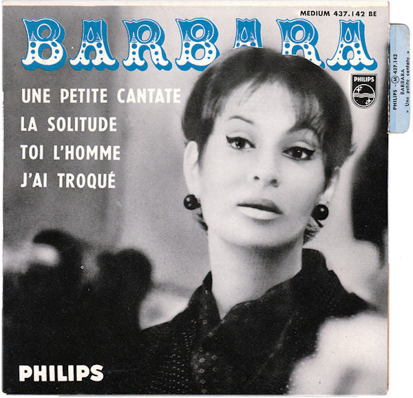 Barbara - Une Petite Cantate Vinyl Singles EP Vinyl Very Good (VG) <br> Hoes Good Plus (G+)