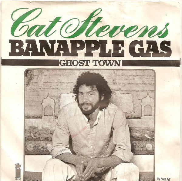 Cat Stevens - Banapple Gas Vinyl Singles Vinyl Very Good (VG) <br> Hoes Good Plus (G+)