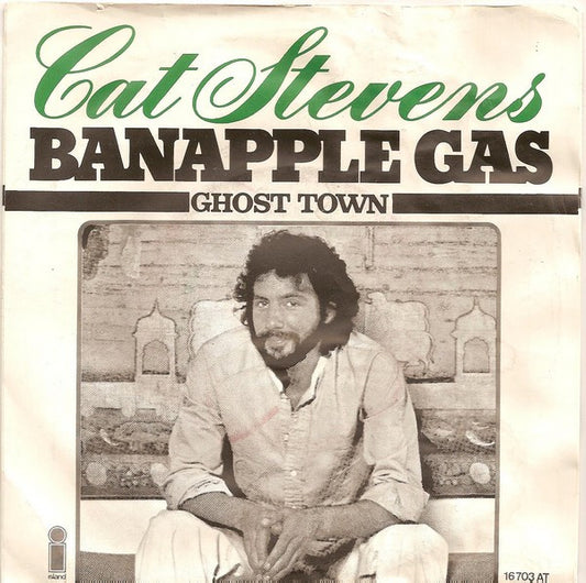 Cat Stevens - Banapple Gas Vinyl Singles Vinyl Very Good (VG) <br> Hoes Good Plus (G+)