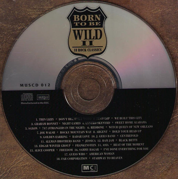Various - Born To Be Wild II (CD) Compact Disc Goede Staat