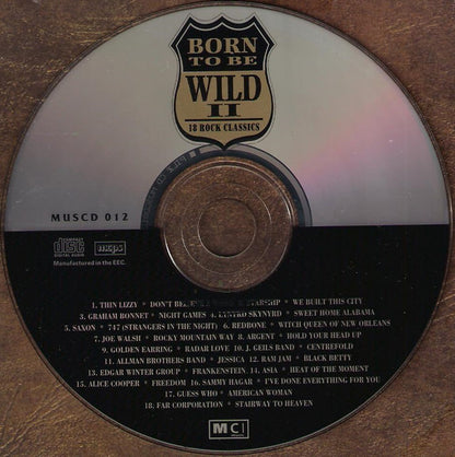 Various - Born To Be Wild II (CD) Compact Disc Goede Staat