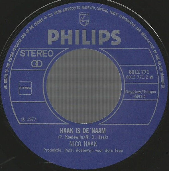 Nico Haak - Is Je Moeder Niet Thuis 33745 35088 Vinyl Singles VINYLSINGLES.NL