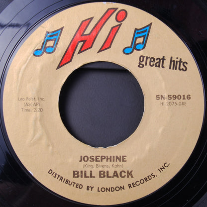 Bill Black - Josephine Vinyl Singles Vinyl Very Good (VG) <br> Hoes Generic