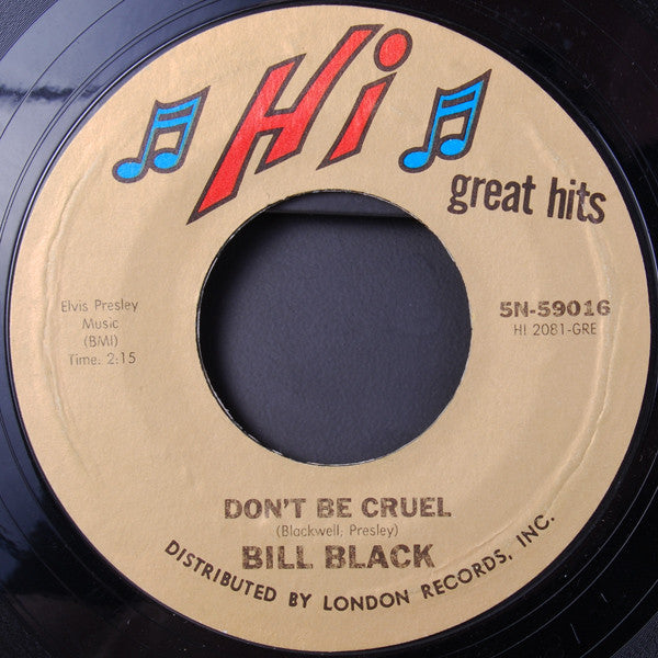 Bill Black - Josephine Vinyl Singles Vinyl Very Good (VG) <br> Hoes Generic