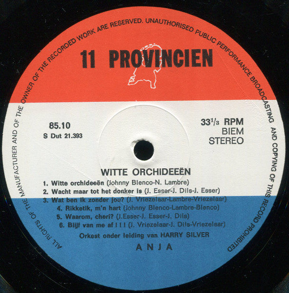 Anja - Witte Orchideeën (LP)