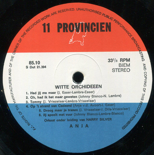 Anja - Witte Orchideeën (LP)