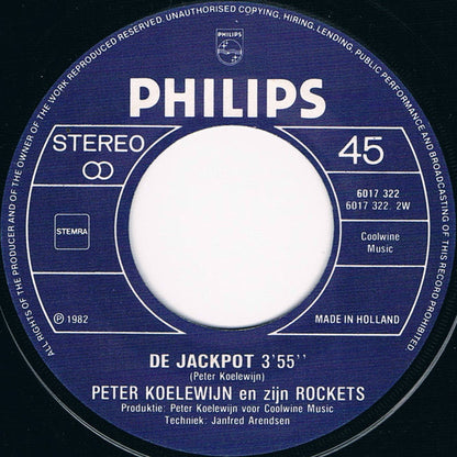 Peter Koelewijn En Zijn Rockets - Zolang De Moter Loopt 10720 Vinyl Singles Goede Staat