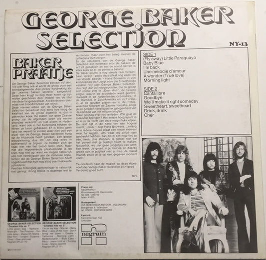 George Baker Selection - Hot Baker (LP)