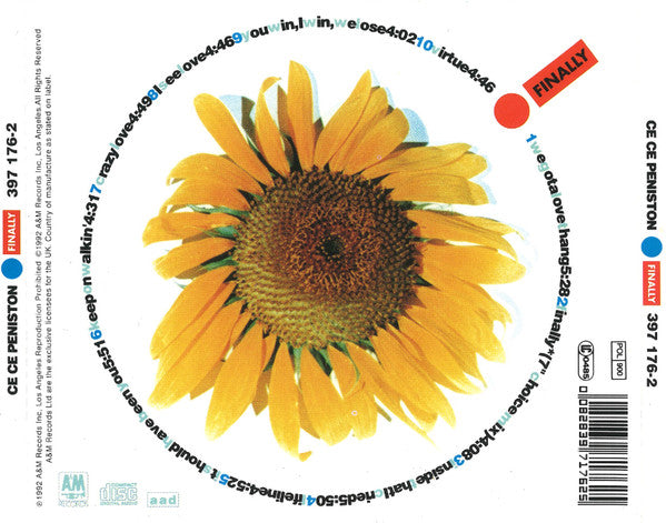 Ce Ce Peniston - Finally (CD) Compact Disc Single Goede Staat