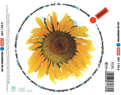 Ce Ce Peniston - Finally (CD) Compact Disc Single Goede Staat