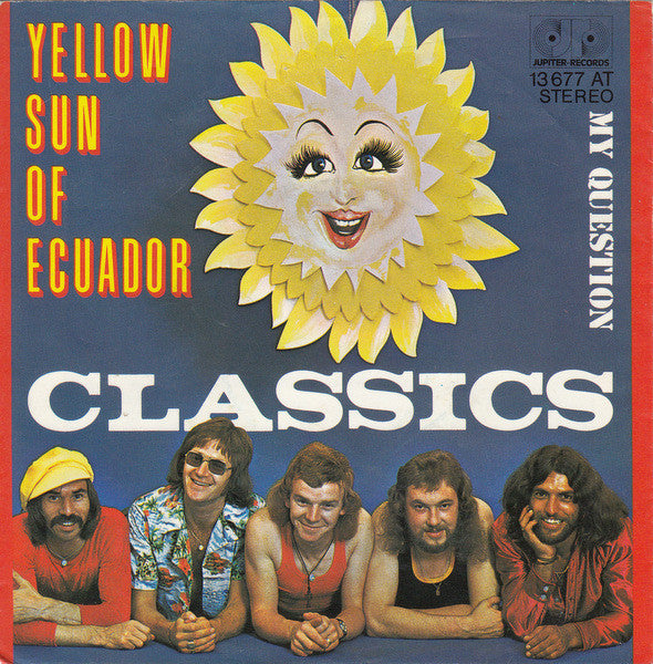 The Classics - Yellow Sun Of Ecuador Vinyl Singles Vinyl (VG) <br> Hoes (G+)