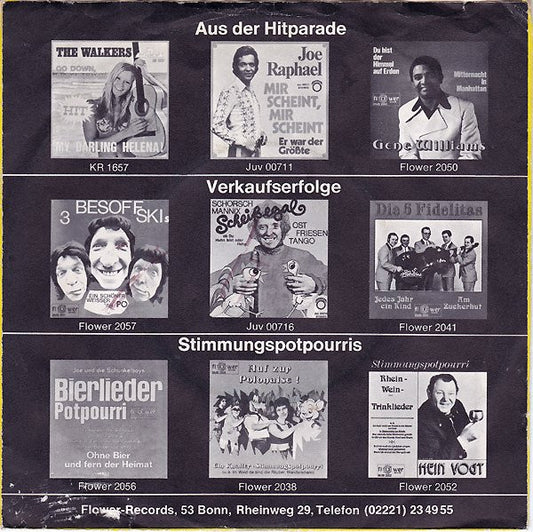 3 Besoffskis - Puff Von Barcelona Vinyl Singles Vinyl Zeer Goed / Hoesje Goed "VINYLSINGLES.NL"