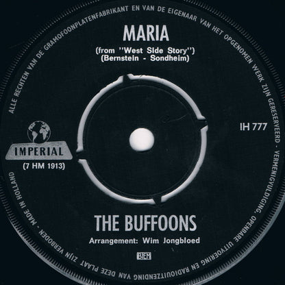 Buffoons - It's The End Vinyl Singles Vinyl Very Good (VG) <br> Hoes Generic