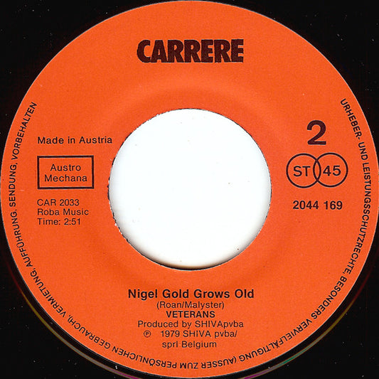 Veterans - There Ain't No Age For Rock 'n' Roll Vinyl Singles Vinyl Zeer Goed / Hoesje Generic "VINYLSINGLES.NL"