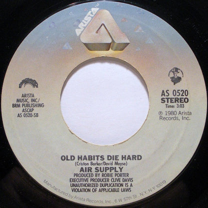 Air Supply - All Out Of Love Vinyl Singles Vinyl Goed / Hoes Generic