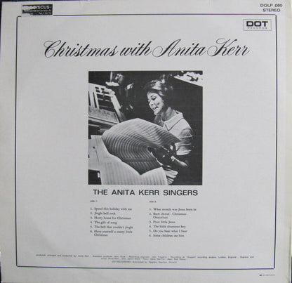 Anita Kerr Singers - Christmas With Anita Kerr (LP) Vinyl LP Vinyl Very Good (VG) <br> Hoes Good Plus (G+)