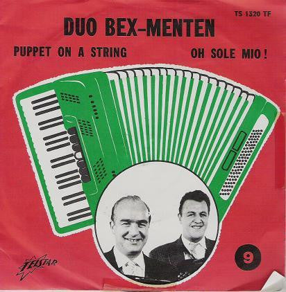 Akkordeon-Duo Bex-Menten - Puppet On A String 33635 Vinyl Singles Goede Staat