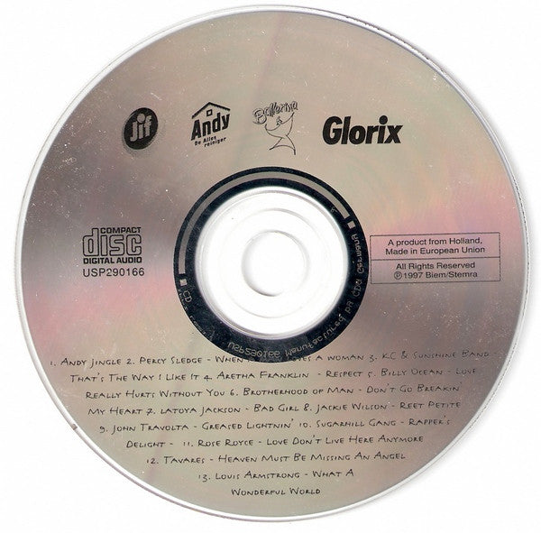 Various - Jif Andy Ballerina Glorix (CD) Compact Disc Goede Staat