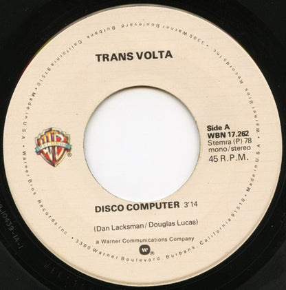 Transvolta - Disco Computer Vinyl Singles Vinyl Very Good (VG) <br> Hoes Generic