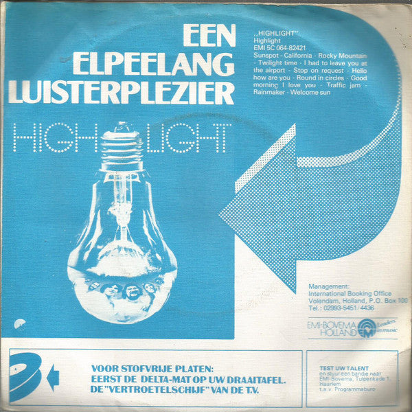 Highlight - One One And One 35338 Vinyl Singles VINYLSINGLES.NL