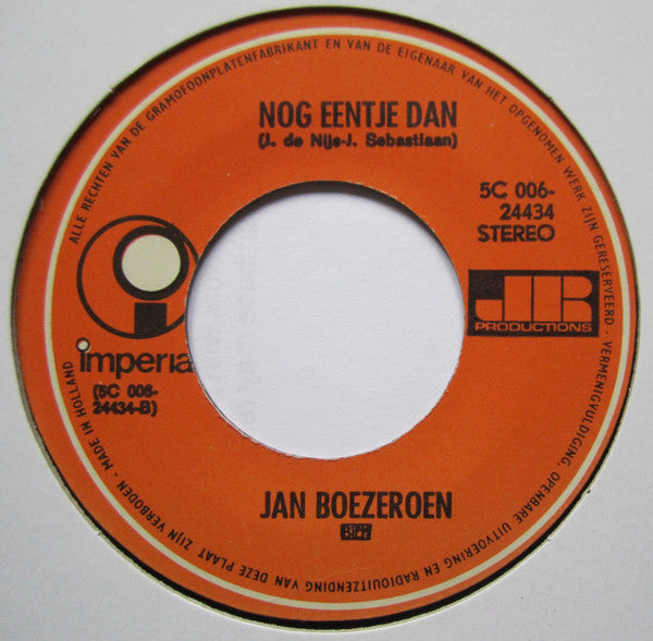 Jan Boezeroen - Ze Zeggen 26584 Vinyl Singles Hoes: Generic