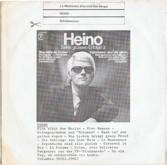 Heino - La Montanara [Das Lied Der Berge] Vinyl Singles