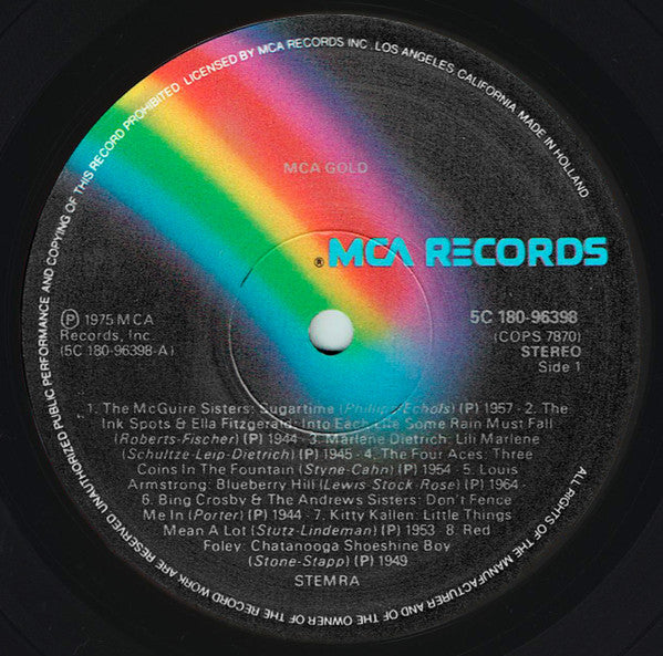 Various - MCA Gold (LP) 49973 Vinyl LP VINYLSINGLES.NL