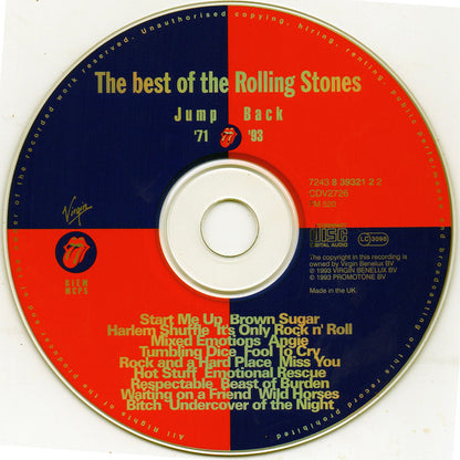 Rolling Stones - Jump Back (The Best Of The Rolling Stones '** - '**) (CD) Compact Disc Goede Staat