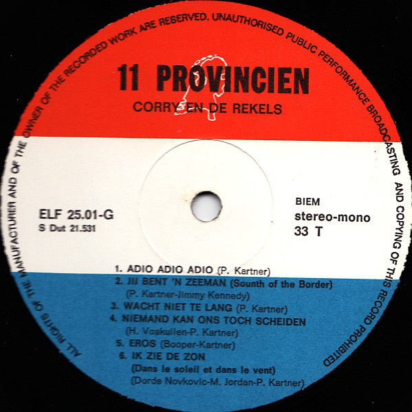 Corry En De Rekels - Corry En De Rekels 2 (LP) 50874