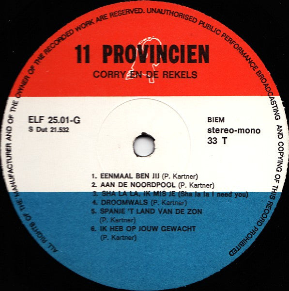 Corry En De Rekels - Corry En De Rekels 2 (LP) 52183