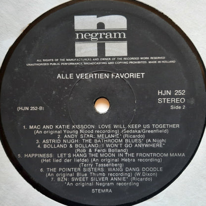 Various - Alle Veertien Favoriet (LP)